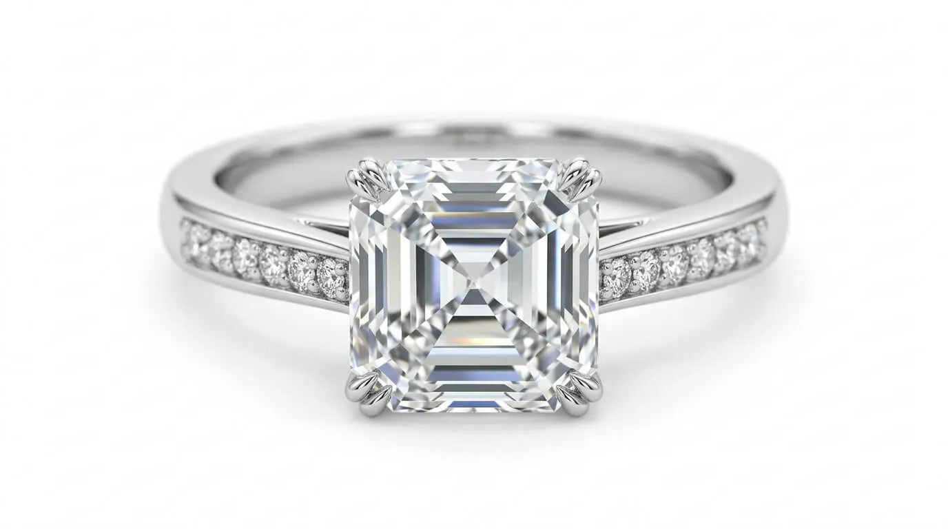 ロイヤルアッシャーカット リング